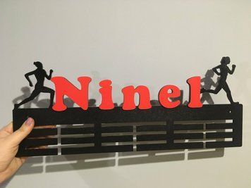 Медальниця біг, легка атлетика Нінель 50смх35см чорна (Medalnutsa-0602-93) 0702Medalnitsa_big_790_14 фото