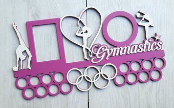 Медальниця гімнастика індивідуальна 50смх35см малинова (Medalnutsa-0602-399) 0702Medalnitsa_gimnastica_790_18 фото