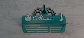 Подставка для медалей танцы Марина 50смх35см бирюзовая (Medalnutsa-0602-775) doub_0702Medalnitsa_tanci_920_11 фото