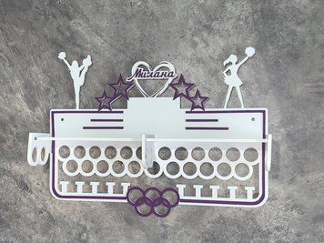 Медальница чирлидинг с полкой 50смх35см белая (Medalnutsia-27) doub_copy_copy_copy_copy_copy_copy_copy_af1 фото