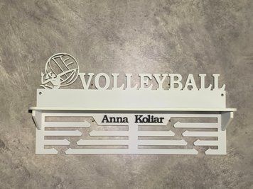 Медальниця волейбол Анна 50смх35см біла (Medalnutsa-0602-958) 07020602Medalnitsa_voleyball_790_4 фото